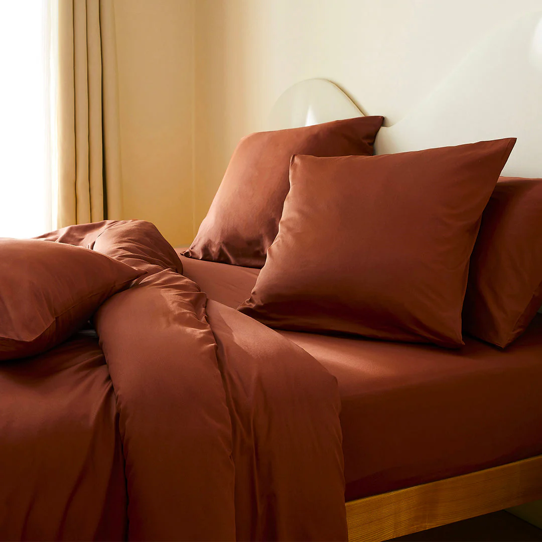 2 taies d'oreiller en satin de coton bio - Image 3