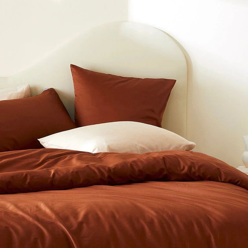 2 taies d'oreiller en satin de coton bio - Image 6