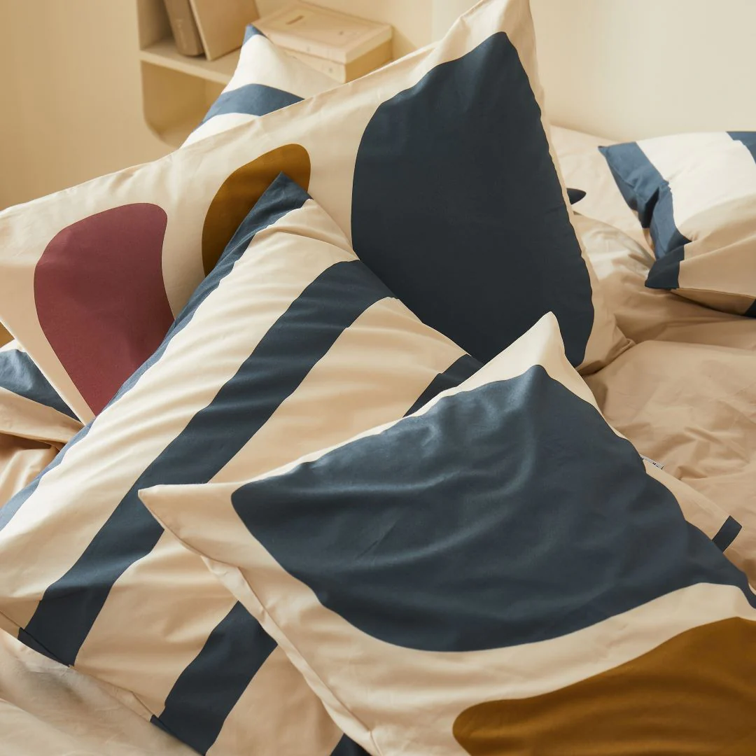 2 taies d'oreiller en percale de coton bio - Image 68