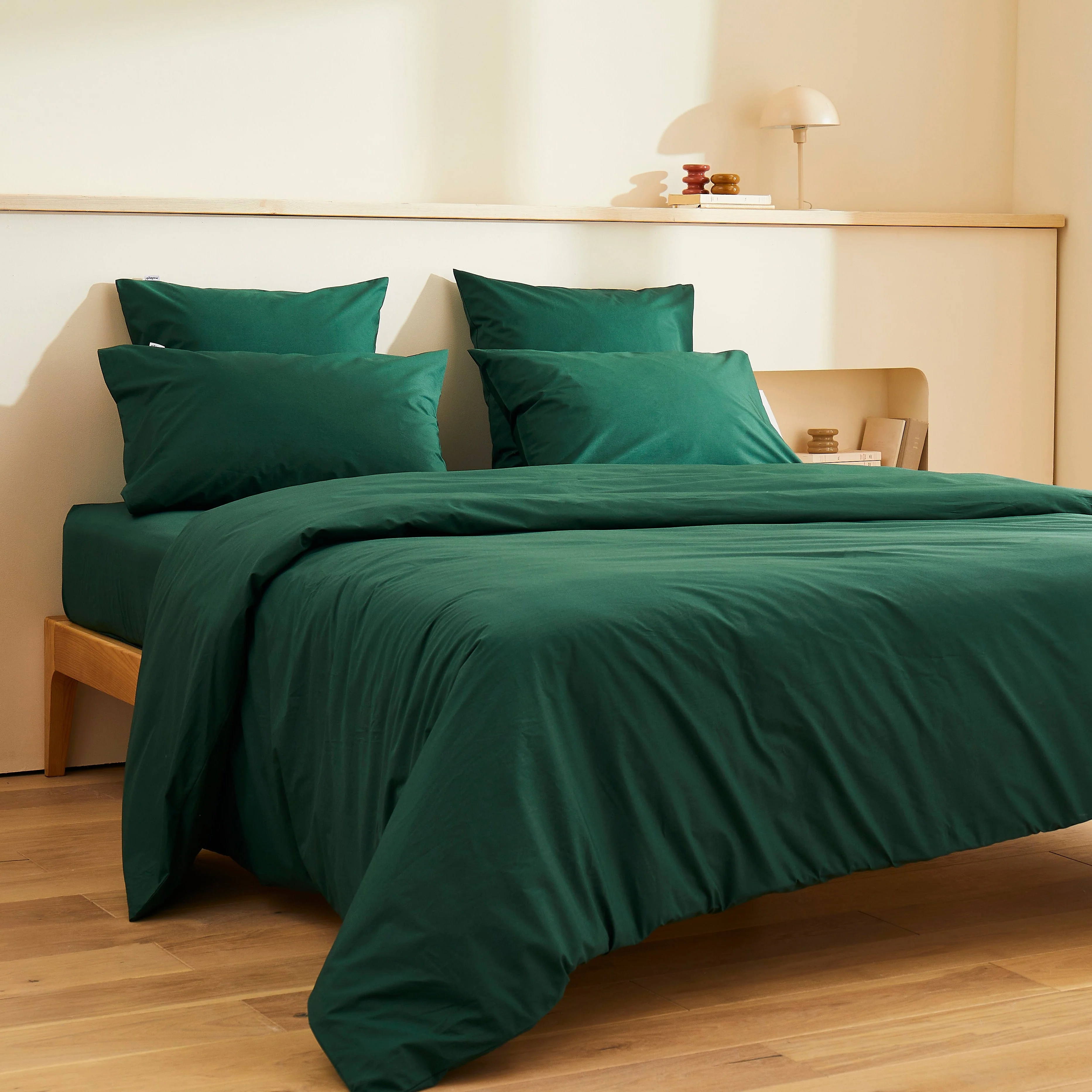 2 taies d'oreiller en percale de coton bio - Image 79