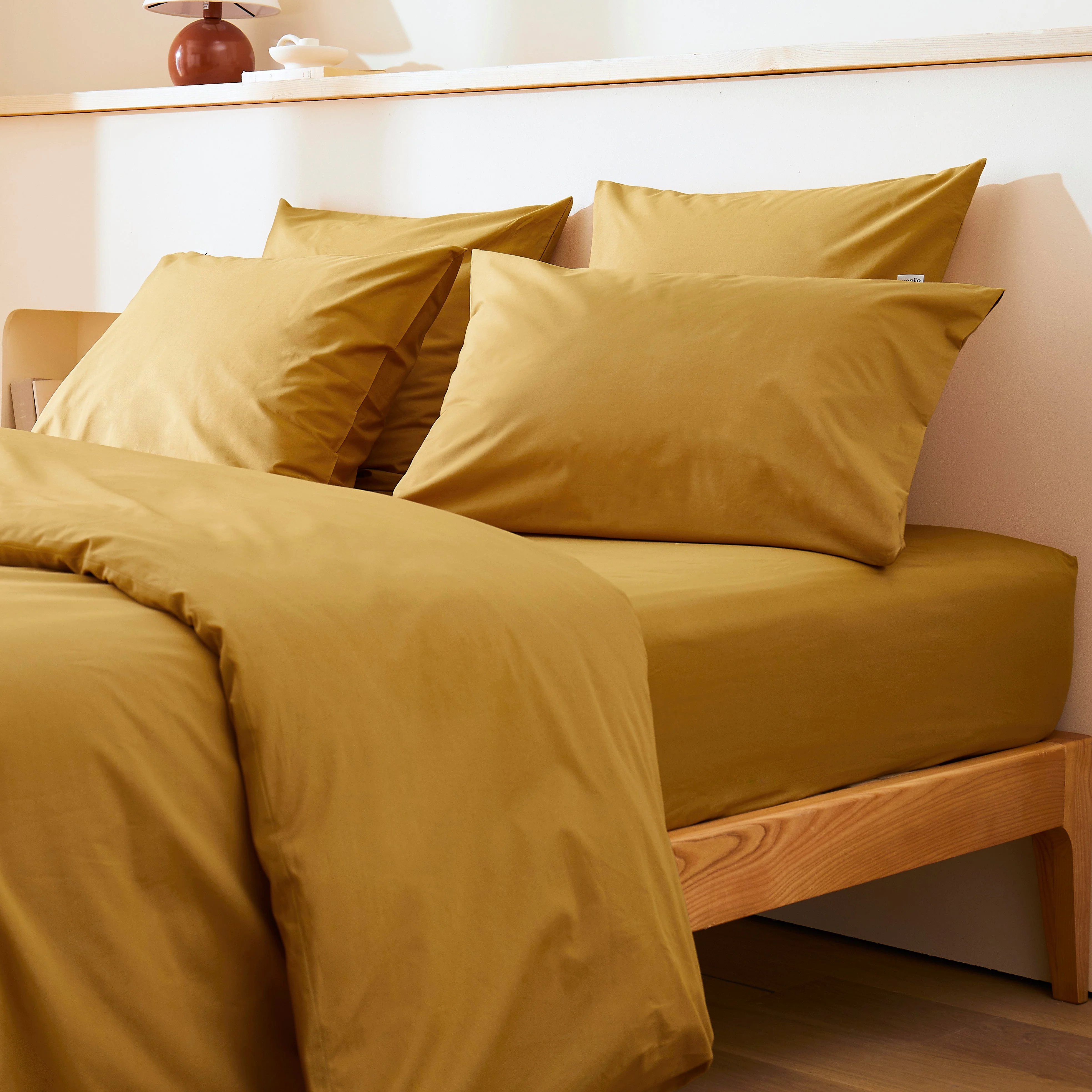 Pack taie et sous-taie en percale de coton bio - Image 107