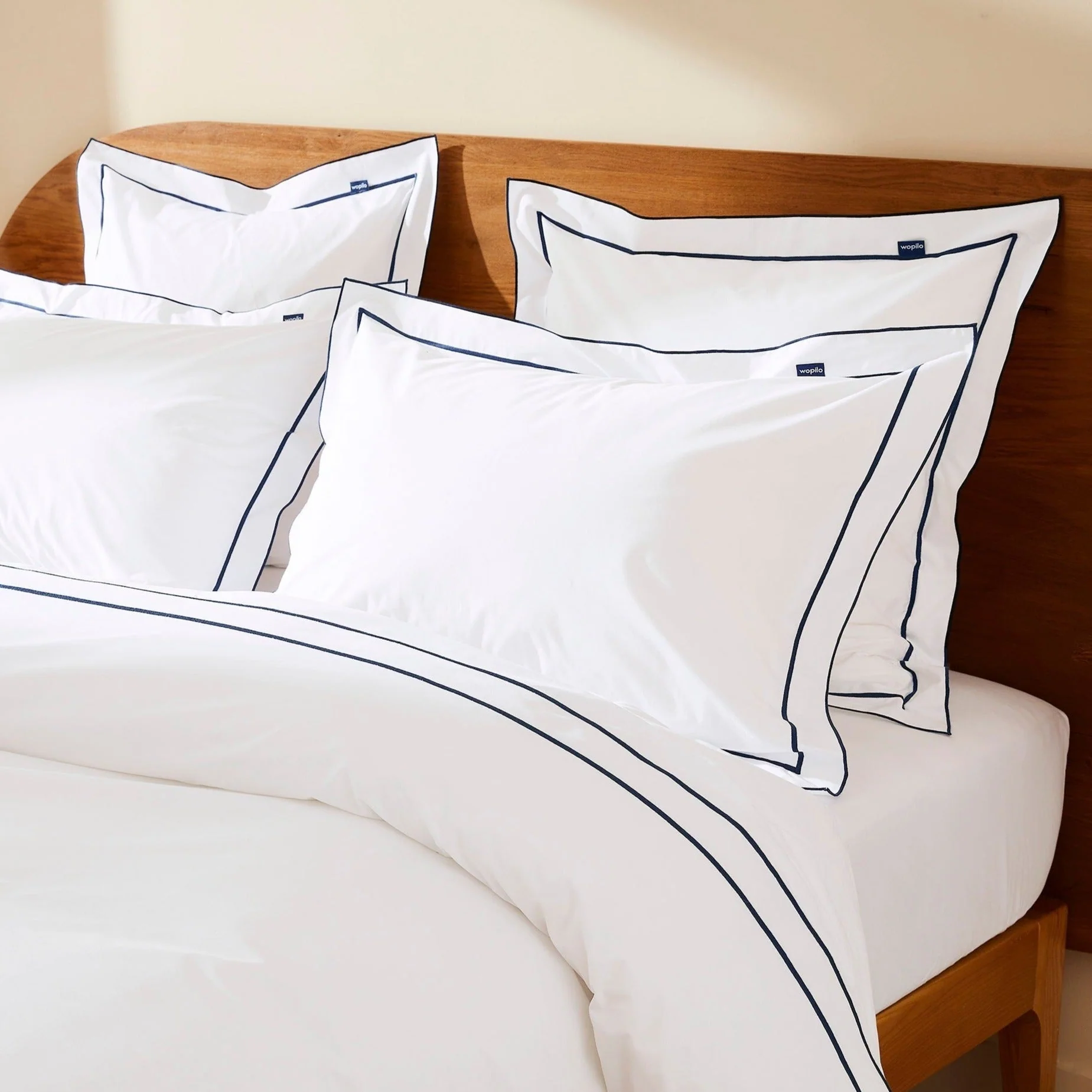 Pack taie et sous-taie en percale de coton bio - Image 126