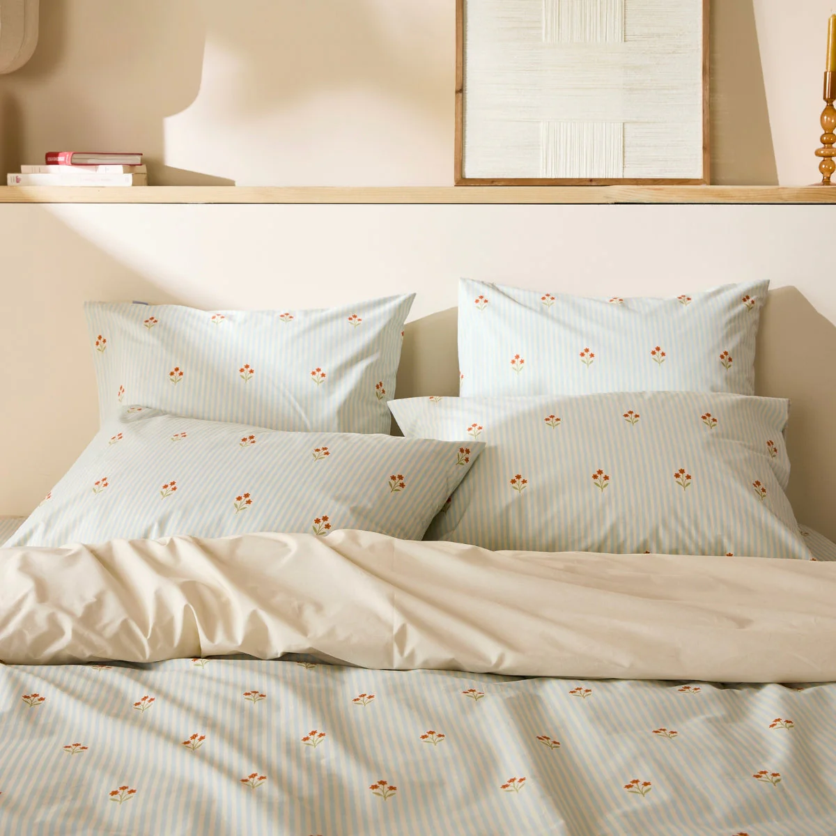Pack taie et sous-taie en percale de coton bio - Image 133