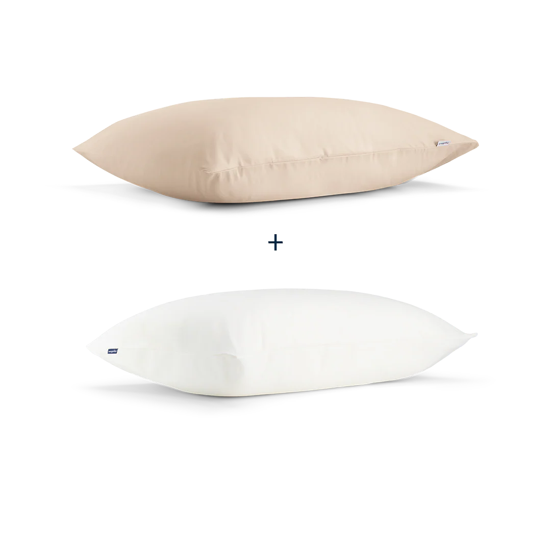 Pack taie et sous-taie en percale de coton bio - Image 40