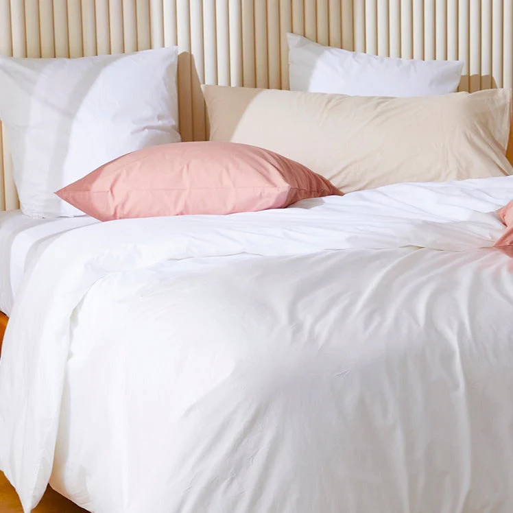 Pack taie et sous-taie en percale de coton bio - Image 55