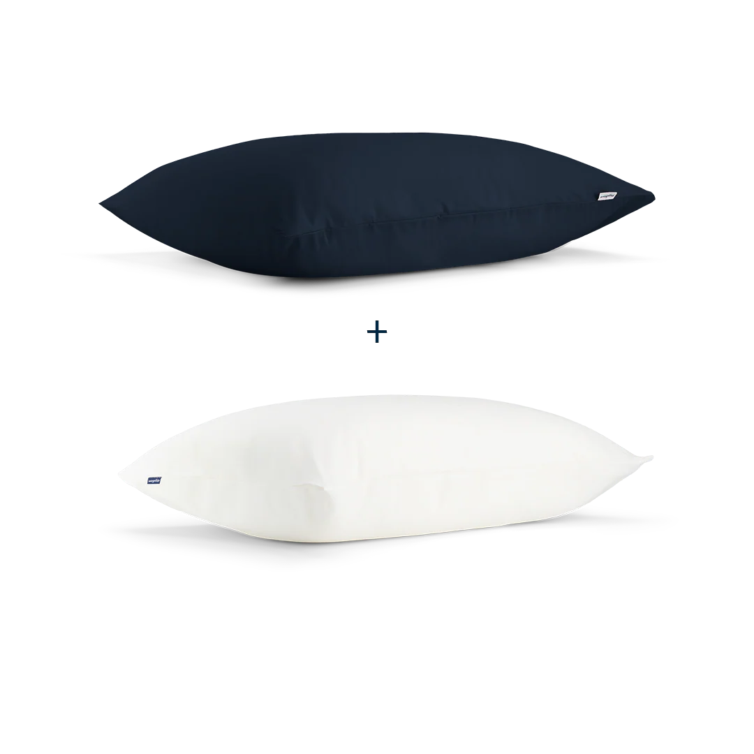 Pack taie et sous-taie en percale de coton bio - Image 58