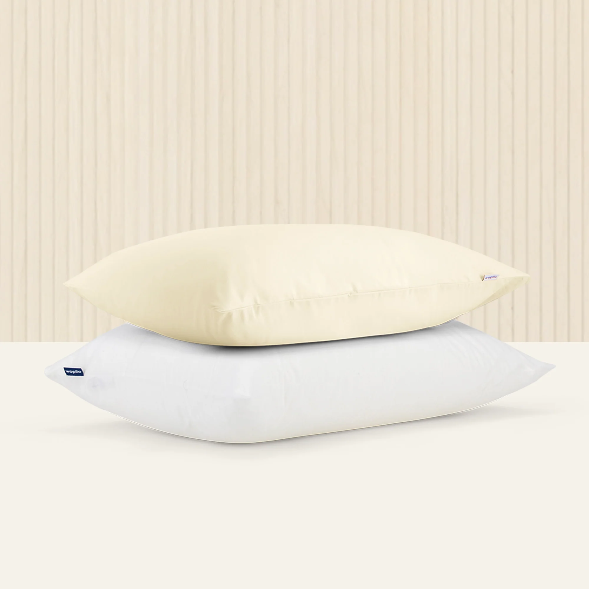 Pack taie et sous-taie en percale de coton bio - Image 63
