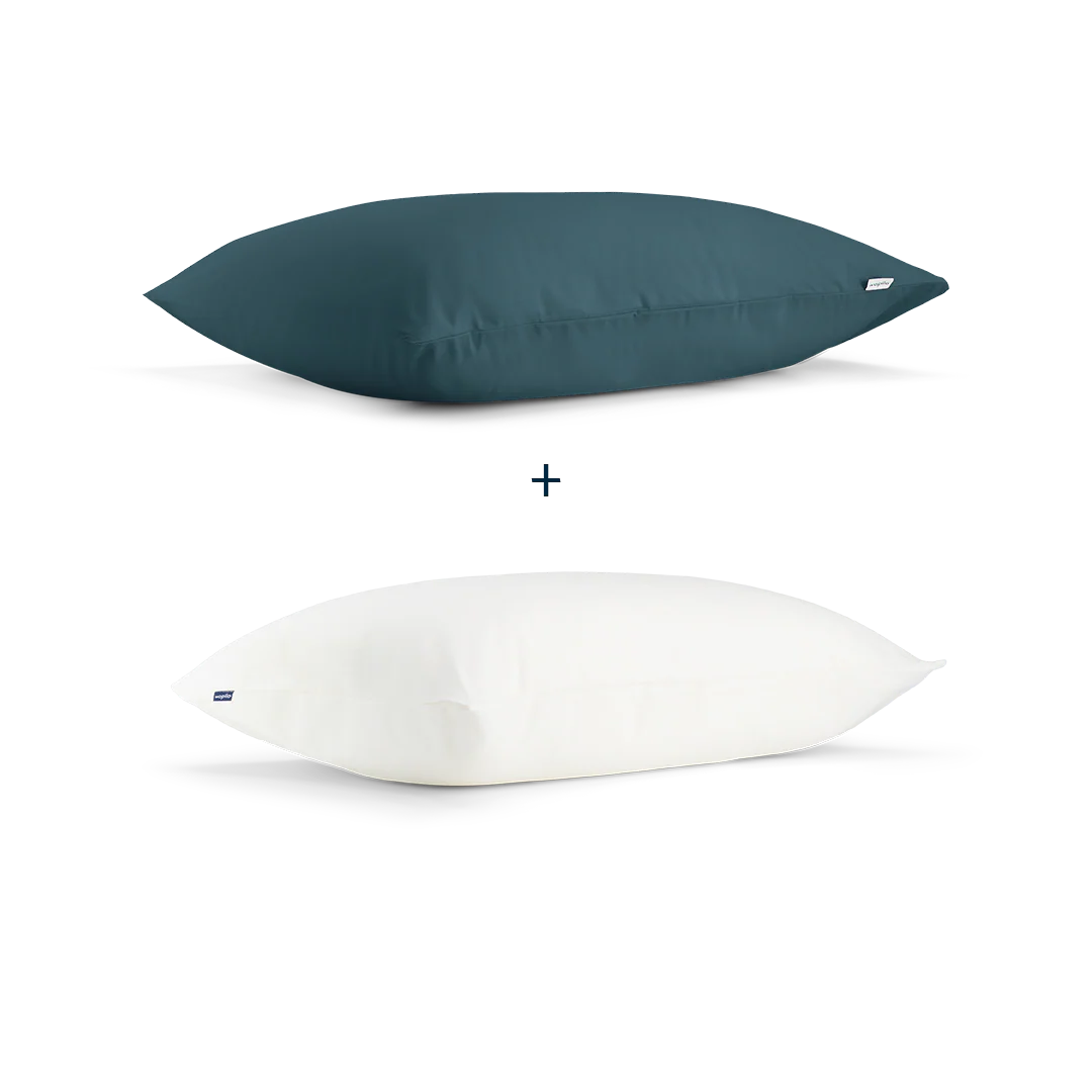 Pack taie et sous-taie en percale de coton bio - Image 70