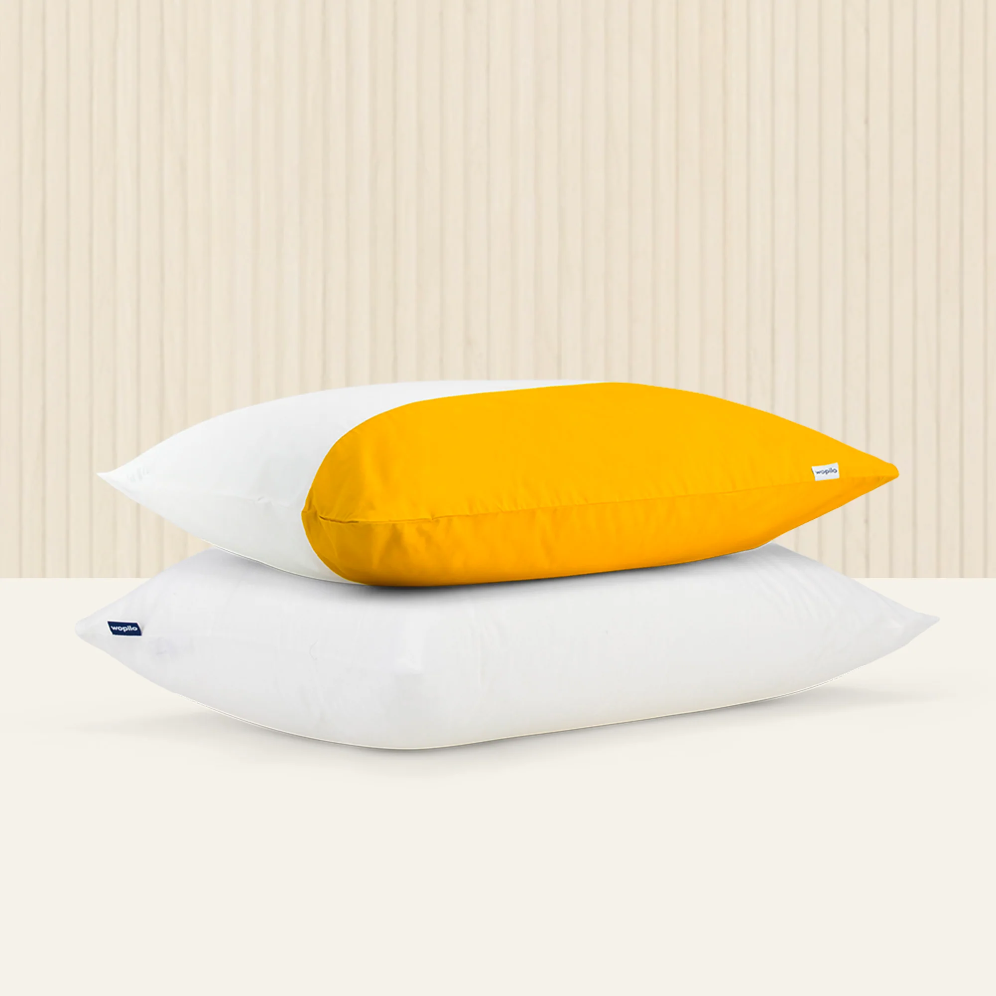Pack taie et sous-taie en percale de coton bio - Image 87
